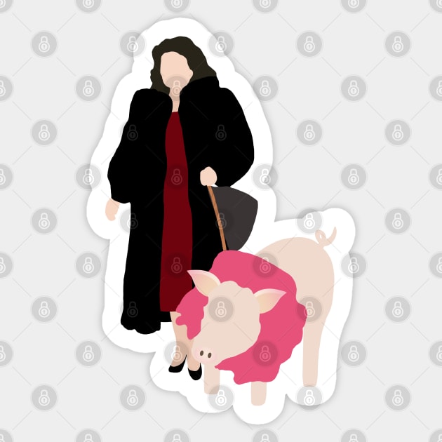 suzanne sugarbaker and noel Sticker by aluap1006